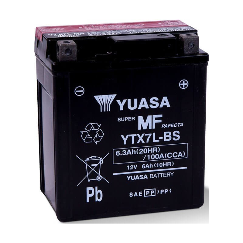 Yuasa YU-YTX7L-BS (CP) 12 Volt 6 Amper Motosiklet Aküsü