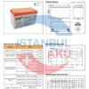 Kraftvoll 12v 105 Ah (20Hr) Deep Cycle Jel Akü Datasheet